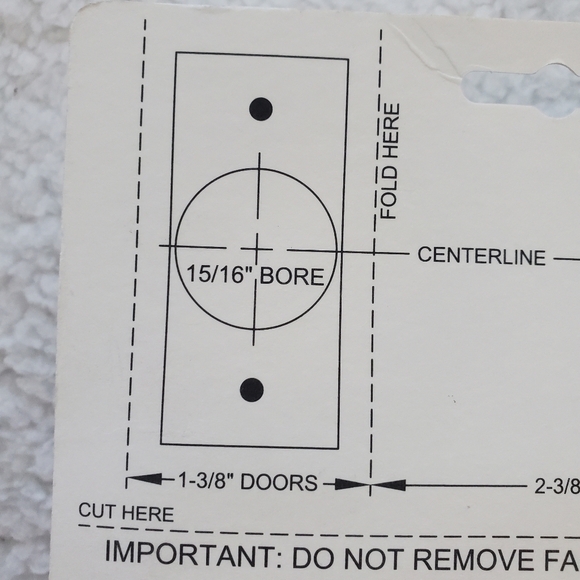 Bundle Only: Johnson Hardware Privacy Pocket Door Lock For 1 3/8” Doors Only - Picture 3 of 12